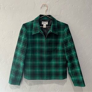 Pendleton Vintage Plaid Blazer Jacket 4